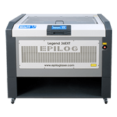 Fume extractors for the Epilog Legend 36 EXT and other Epilog laser cutter and engravers.