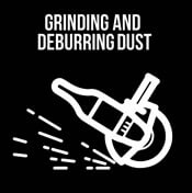 Grinding and Deburring Dust Icon